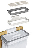 Кухонный держатель мешков для мусора / держатель для мусорного пакета на дверцу, фото 5