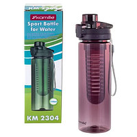 Бутылка спортивная для воды 750 мл. Kamille KM-2304 из пластика тритан