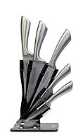 Набор ножей 6 предметов Kamille KM-5131 из нержавеющей стали с акриловой подставкой