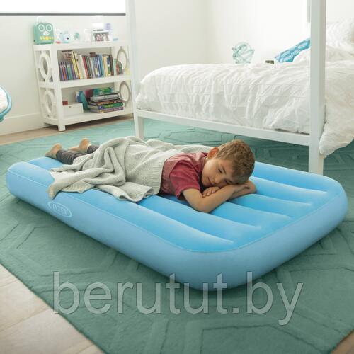 Надувной детский матрас-кровать Intex Cozy Kidz 157x88x18 см - фото 2 - id-p179285706