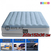 Надувной матрас-кровать Intex Raised Comfort 203x152x36 см