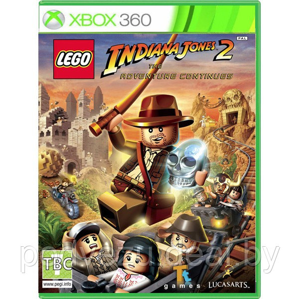 Lego Indiana Jones 2 - Adventure Continues (Русская версия) (Xbox 360) - фото 1 - id-p179289442