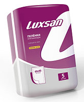 Гигиенические пеленки впитывающие Luxsan "Premium/Extra" 60 x 90 см, 5 шт