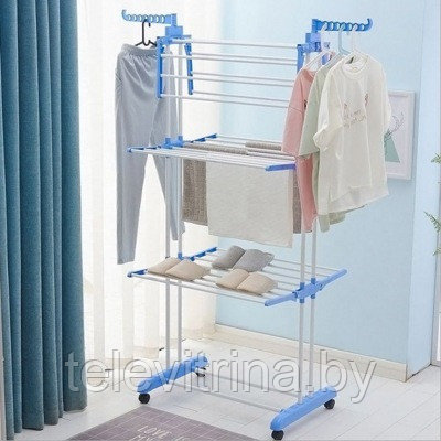 Сушилка складная трехуровневая Clothes Hanger ( код 9-7676 ) - фото 1 - id-p135763062