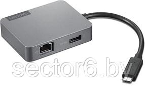 Адаптер Lenovo USB-C Travel Hub Gen2 ( 1xVGA, 1xHDMI, 1xEthernet, 1xUSB 3.1 Gen1 ) Lenovo 4X91A30366