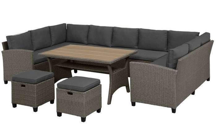 Комплект мебели AFM-370A Dark Grey - фото 1 - id-p179290721