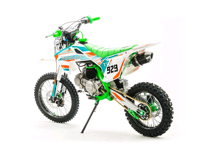 Мотоцикл Кросс Motoland TCX125 Зеленый - фото 3 - id-p179290784