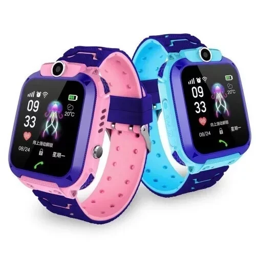 Умные детские часы с Wi-Fi и GPS Q12 (Фиолетовый-Розовый) - фото 3 - id-p172828912