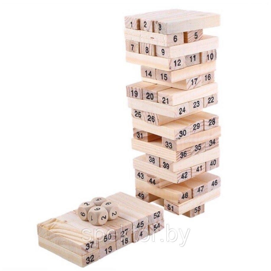Настольная игра Дженга "Падающая башня" - фото 4 - id-p179295339