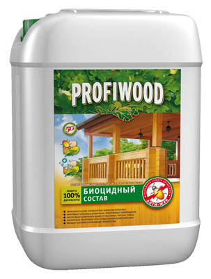 PROFIWOOD Раствор водный биоцидный защитного средства для древесины ФБС-255 ГОСТ 28815-96 5 кг - фото 1 - id-p179304656
