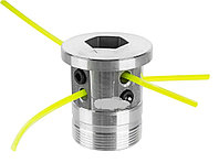 Головка режущая для триммера универсальная. Подходит к любым видам триммеров. Боковая фиксация лески