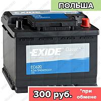 Аккумулятор Exide Classic EC620 / 62Ah / 540А / Обратная полярность / 242 x 175 x 190