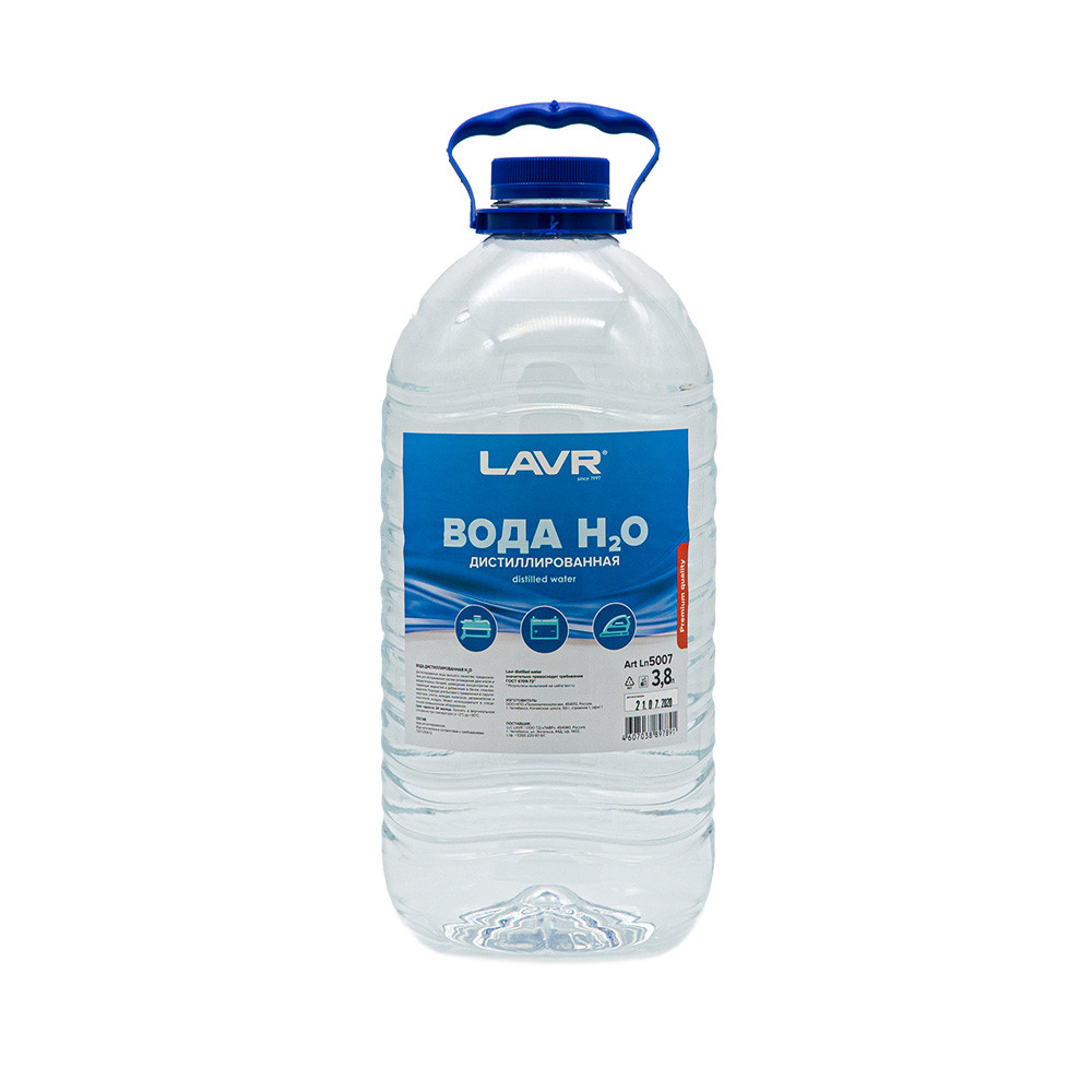 Вода дистиллированная LAVR 3,8л Ln5007