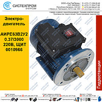 АИРЕ63В2У2 0.37/3000 (электродвигатель) (220В,) ЩИТ00010966