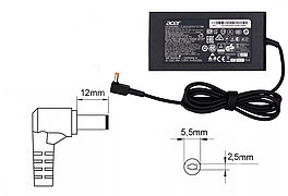 Оригинальная зарядка (блок питания) для ноутбука Acer Aspire 1360, ADP-135FB B, 135W, Slim, штекер 5.5x2.5 мм