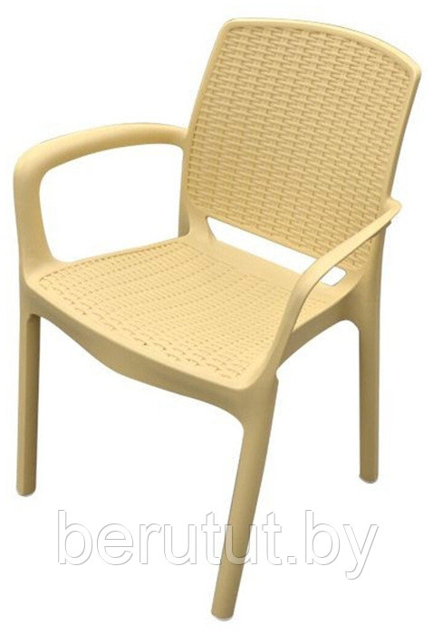 Кресло пластиковое Rodos Бежевый - фото 1 - id-p179343244