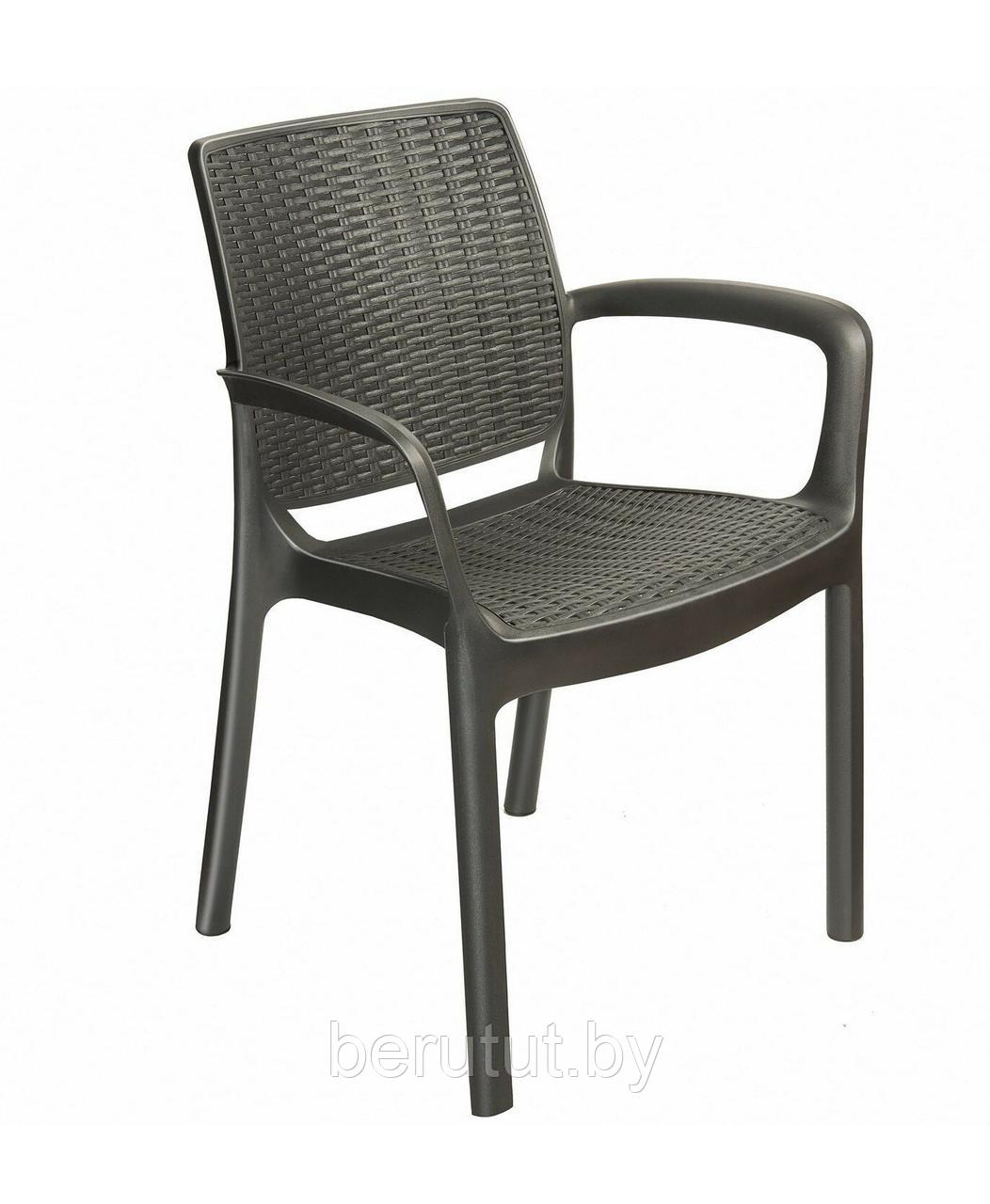 Кресло пластиковое Rodos Серо-кориневый - фото 1 - id-p179343245