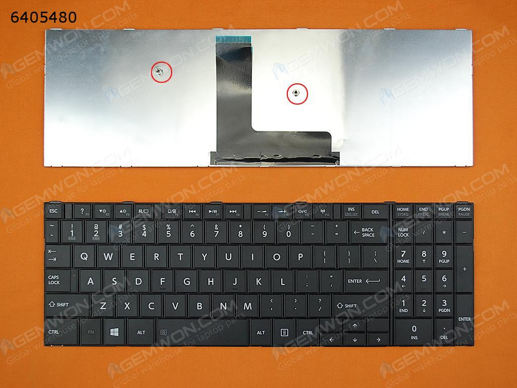 Замена клавиатуры в ноутбуке TOSHIBA Satellite С50-b C55-b черная