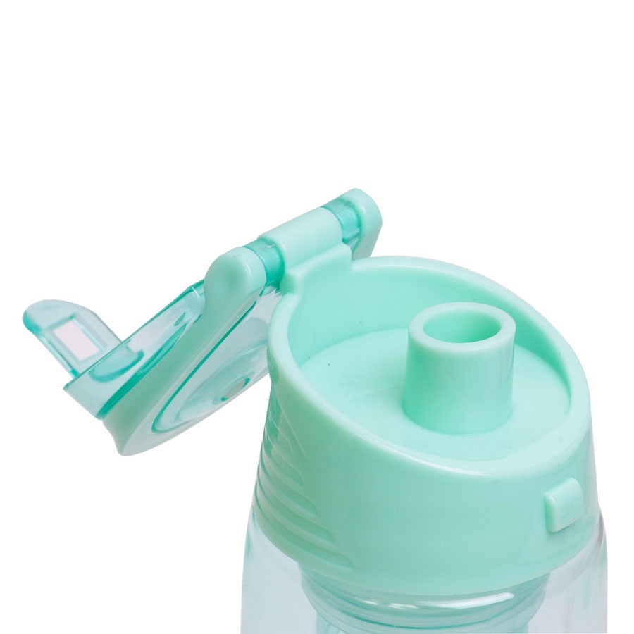 Kamille/ Бутылка спортивная для воды 660ml из пластика (тритан) (зеленый, черный, розовый, голубой) - фото 5 - id-p179345029