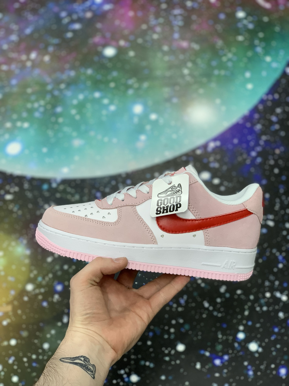 Кроссовки Nike Air Force 1 Low Valentine's White Pink