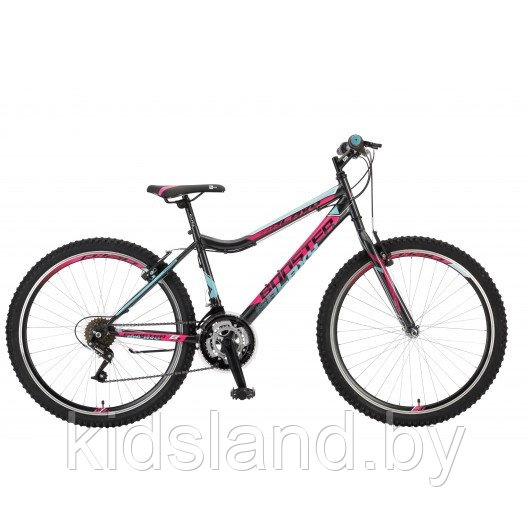 Велосипед Booster GALAXY 26" (антрацит- розовый) - фото 1 - id-p177475285