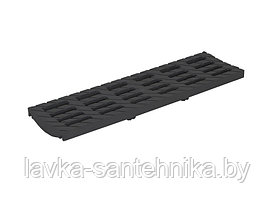Решетка пластиковая для лотка Ecoteck MEDIUM 100.65 B125, цвет: черный