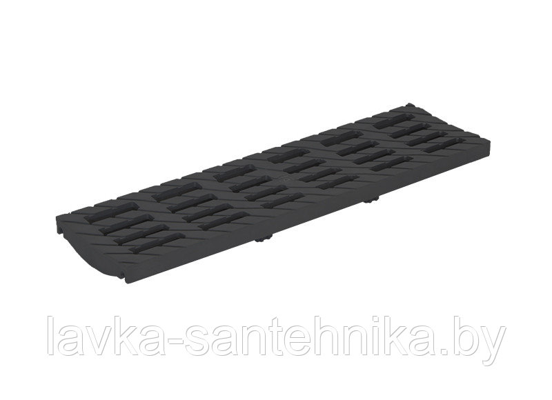 Решетка пластиковая для лотка Ecoteck MEDIUM 100.65 B125, цвет: черный - фото 1 - id-p179346414