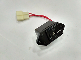 Розетка 2-pin 12V 8A для сварочного генератора, электростанции ECO