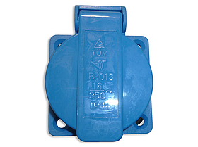Розетка 3-pin 250V 32A для электростанции, сварочного генератора ECO