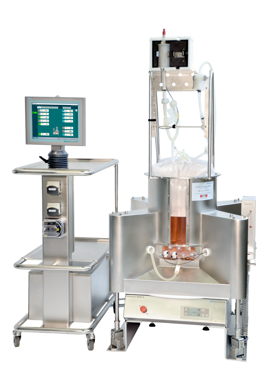 Лабораторный орбитальный встряхивающий биореактор для одноразовых пакетов SB50-X