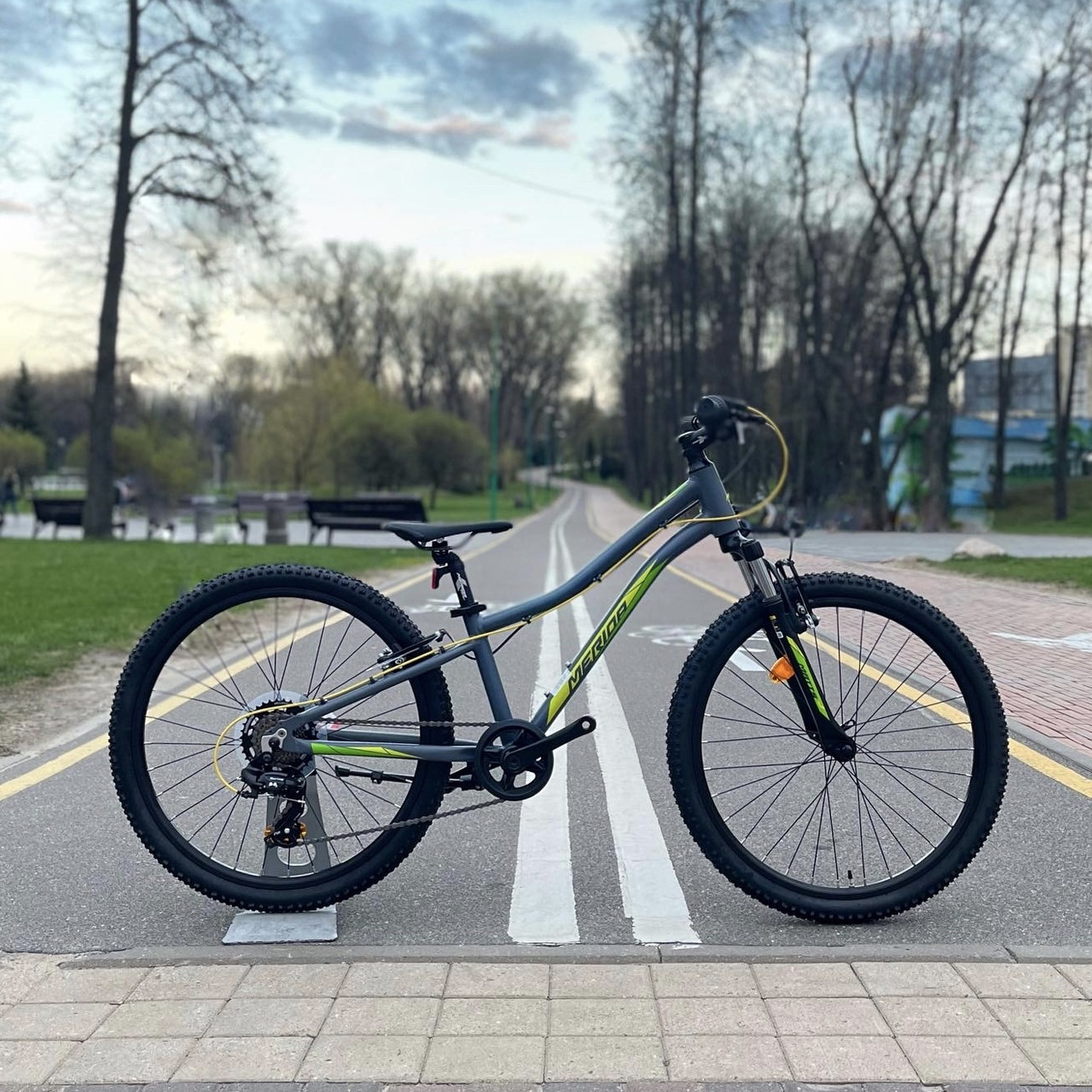Merida Matts J24 Eco MattCoolGrey/GreenYellow