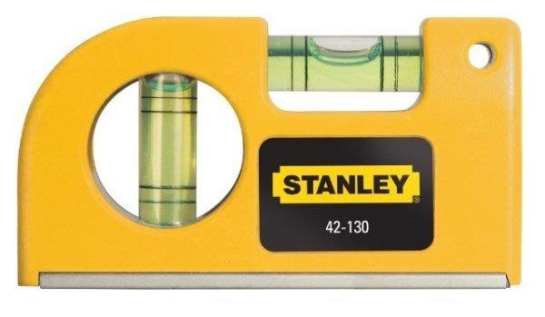 STANLEY Уровень Pocket Level карманный, магнитный, 2 капсулы, 85x47мм, 0-42-130 - фото 1 - id-p179414434