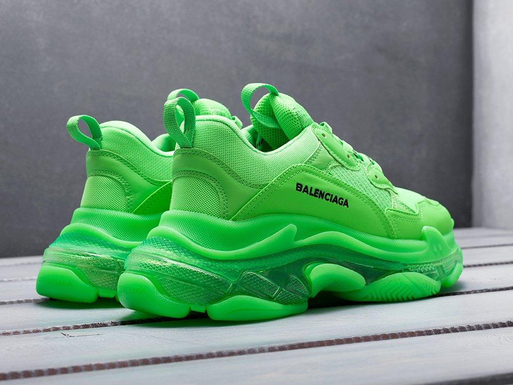 Кроссовки Balenciaga Triple S Clear Sole Green мужские - фото 5 - id-p179421913