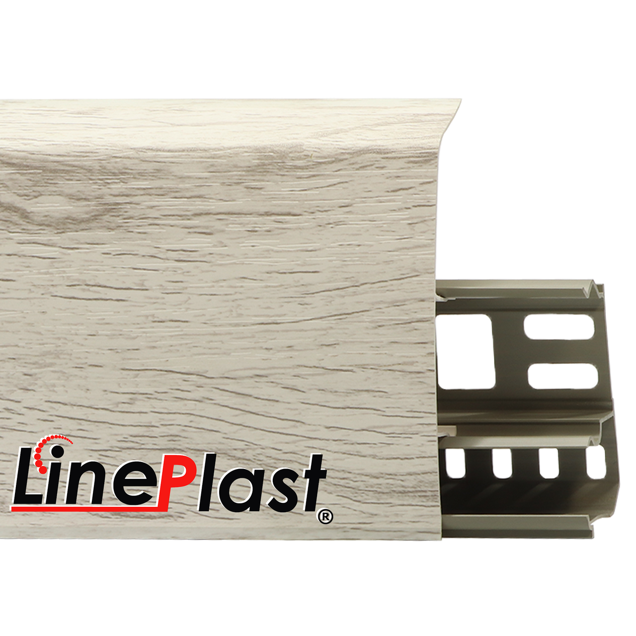 Плинтус напольный LS003 Амендола 85*22*2200мм LINE PLAST