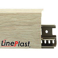 Плинтус напольный LS006 Бальза светлая 85*22*2200мм LINE PLAST