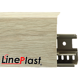 Плинтус напольный LS006 Бальза светлая 85*22*2200мм LINE PLAST