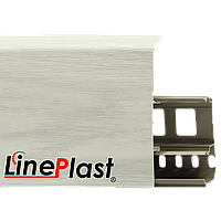 Плинтус напольный LS011 Груша светлая 85*22*2200мм LINE PLAST