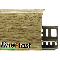 Плинтус напольный LS014 Катальпа 85*22*2200мм LINE PLAST