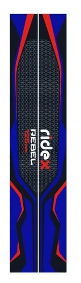 Самокат Ridex Rebel 125мм красный / синий - фото 2 - id-p179423018