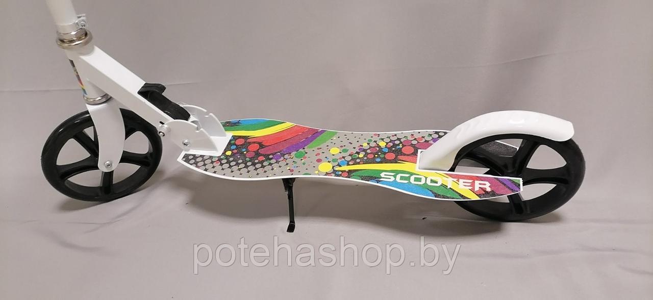Самокат двухколесный Scooter 3621-WT, от 6 лет - фото 3 - id-p179423816