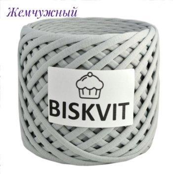 Трикотажная пряжа BISKVIT цвет жемчужный