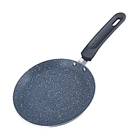 Сковорода блинная Kamille 20см с гранитным покрытием для индукции и газа Kamille 4204GR, фото 2