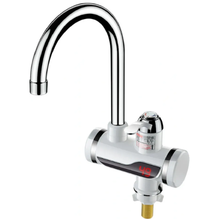 Электрический кран-водонагреватель с дисплеем Instant Electic Heating Water Faucet - фото 2 - id-p179426179