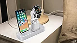 Беспроводная зарядка 3 в 1 Multifunction Charging Stand (iPhone+Apple Watch+AirPods), фото 6