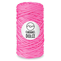 Шнур для вязания полиэфирный Caramel DOLCE 4 мм цвет бабл гам