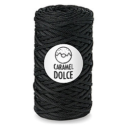 Шнур для вязания полиэфирный Caramel DOLCE 4 мм цвет черный