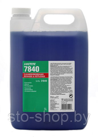 Loctite 7840 Natural Blue Очиститель и обезжириватель 5л, фото 1