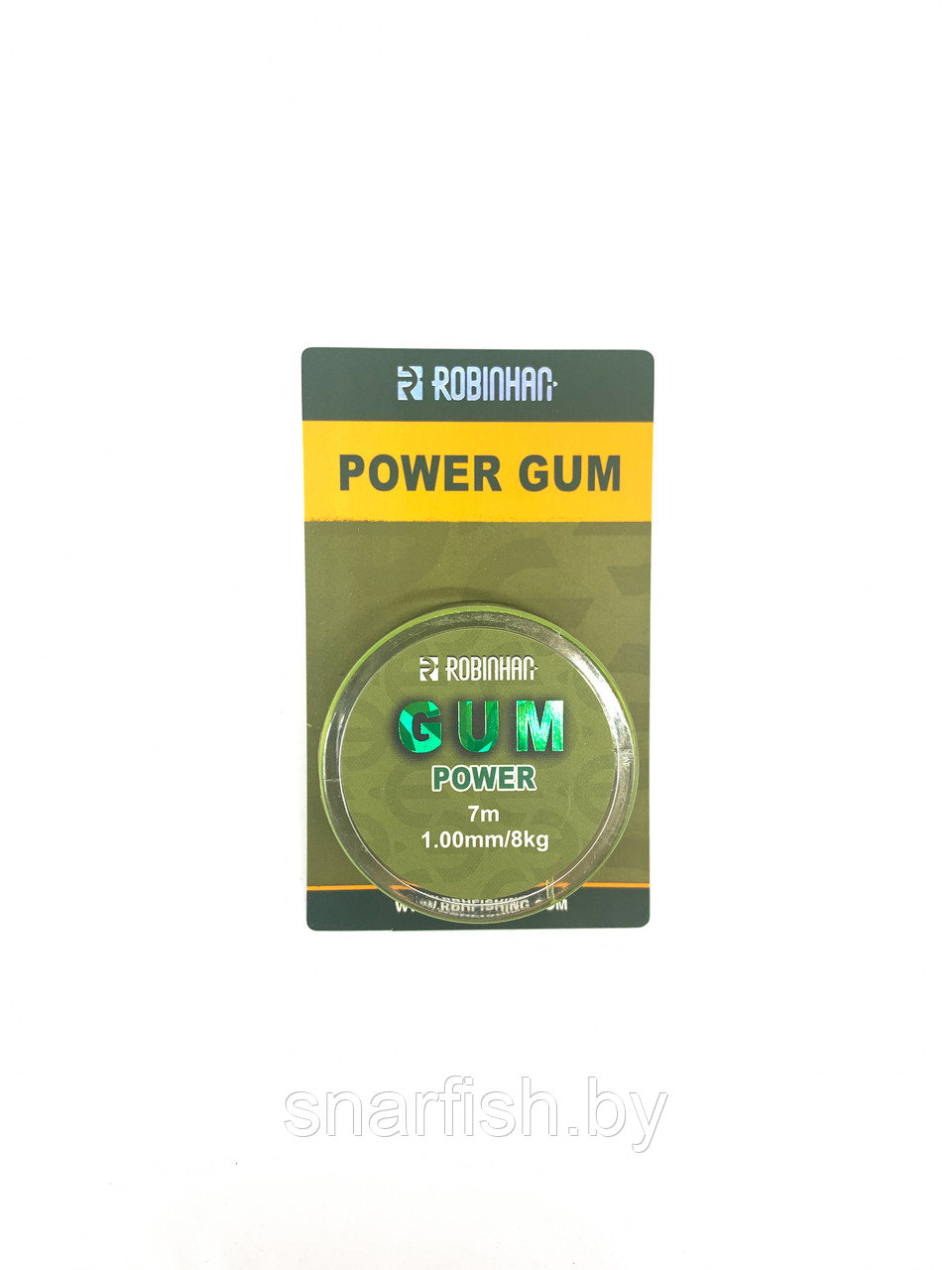 Фидерная резина(фидергам) Power Gum 7м 1.0мм/8кг Green - фото 2 - id-p179441388