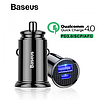 Автомобильное зарядное устройство АЗУ Baseus TYPE-C / USB, PPS 30W max, CCALL-AS01, фото 3