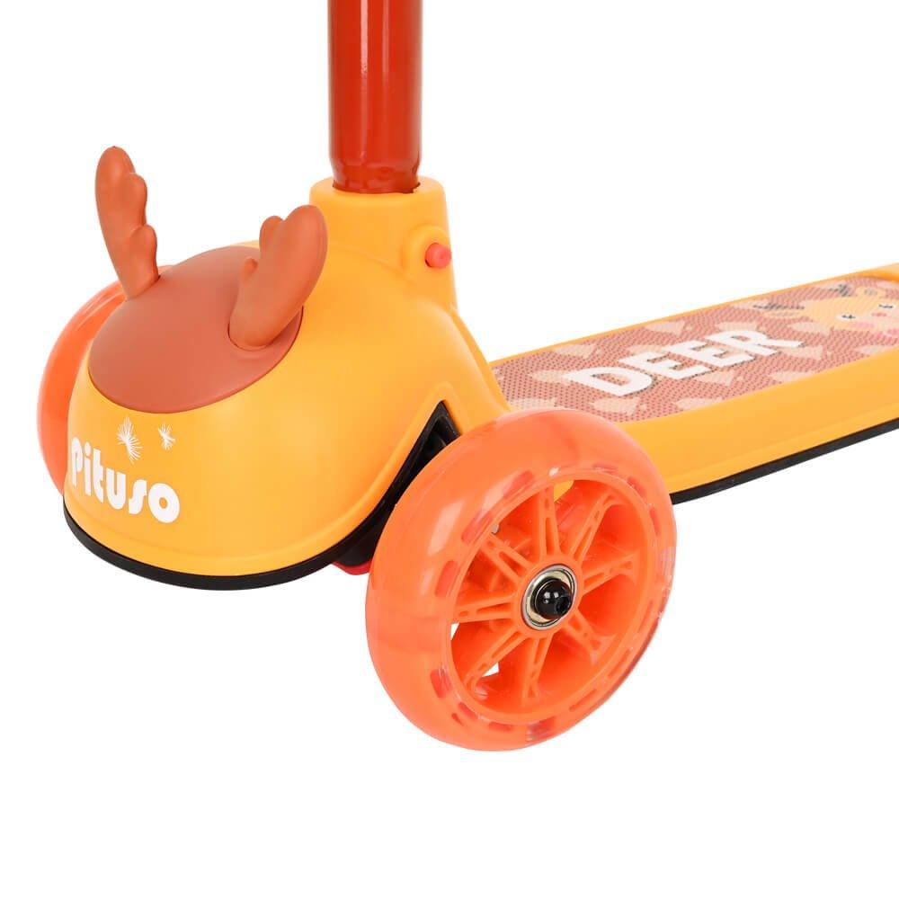 Самокат трехколесный PITUSO HD-S806 Orange/Оранжевый - фото 8 - id-p179438862